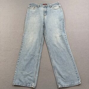 Nevada Jeans Men's 33x32 Blue Denim Light Wash Straight Leg Relaxed Fit Cotton